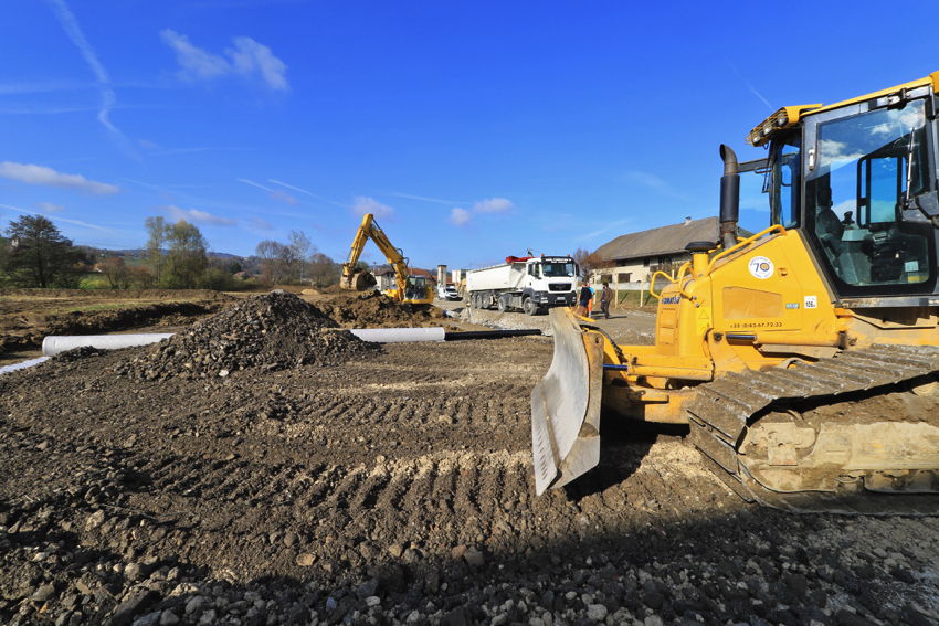 Suivi de chantier village d'entreprises Sillingy (du 7 au 20 novembre)